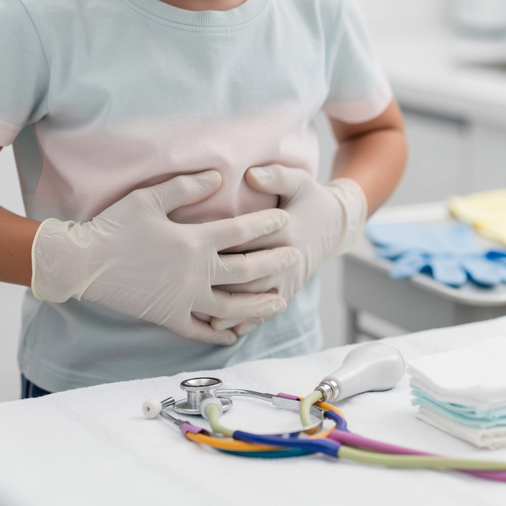 Dr. Hidekazu Hosono, MD pediatric gastroenterology specialist discussing child digestive health conditions in Goleta, CA